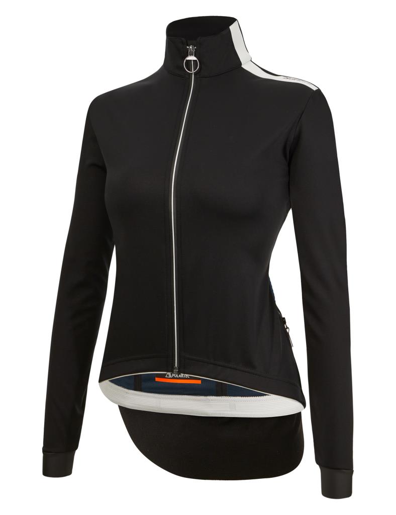 Santini VEGA MULTI With Hood Polartec Kadın Kışlık Bisiklet Ceketi 3W508L75VEGAMULT