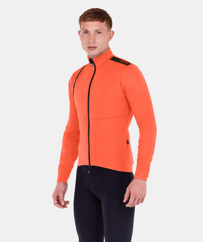 Santini VEGA+ Polartec Çok Büyük Beden Erkek Bisiklet Ceketi 5W50775VEGA