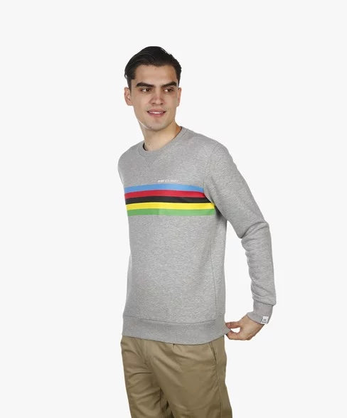 Santini x ANTWRP Velo Tourist UCI Çizgili Özel Seri Sweatshirt BSW050-L008