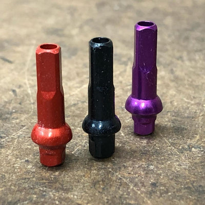 Sapim Polyax Alu Square Double Secure Lock Jant Teli Başlığı 16mm Mor