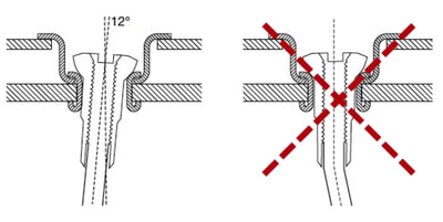 Sapim Polyax Alu Square Double Secure Lock Jant Teli Başlığı Turuncu 16mm