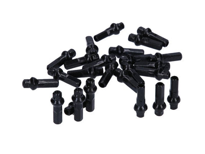 Sapim Polyax Brass Square Double Secure Lock Jant Teli Başlığı 16mm Siyah