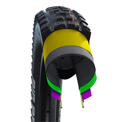 Schwalbe EDDY CURRENT Evo Super Gravity TLE Arka 29x2.60 Tubeless Dış Lastik
