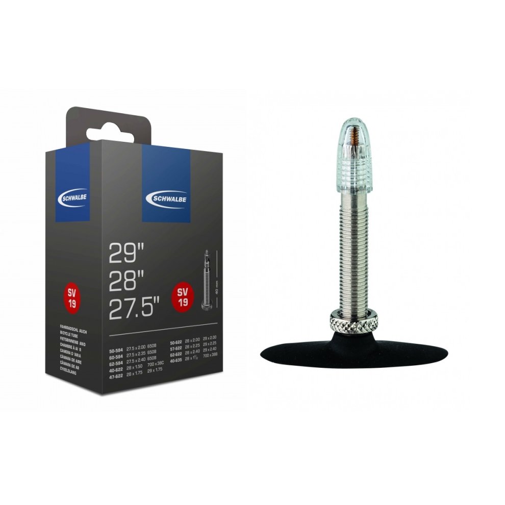Schwalbe Thin Valve Inner Tube Lv19 27.5/28/29 