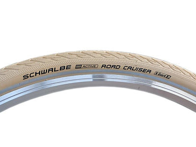 Schwalbe Road Cruiser Active Line K-Guard Zırhlı Dış Lastik Krem 26x1.75 Reflektörlü 11101267