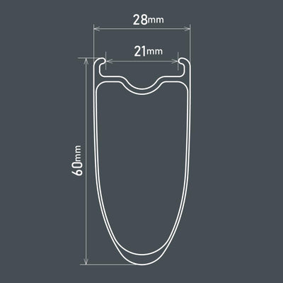 Shimano Dura-Ace C60 Karbon Jant Seti Tubeless WH-R9270-C60-TL Centerlock EWHR9270C60LFEREDB