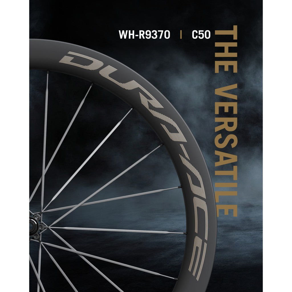 Shimano Dura-Ace R9370 C50 Ön Arka Karbon Jant Seti Tubeless WH-R9370-C50-TL EWHR9370C50LREDB / EWHR9370C50LFEDB