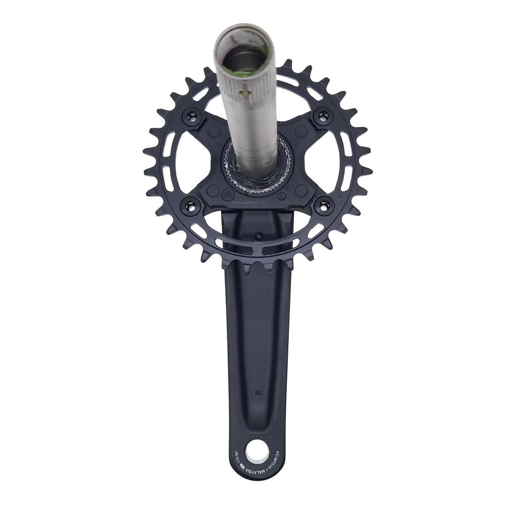 Комплект велосипедных шатунов Shimano FC-MT510-1, 32 зуба, 170 мм, 12 совместимых передач