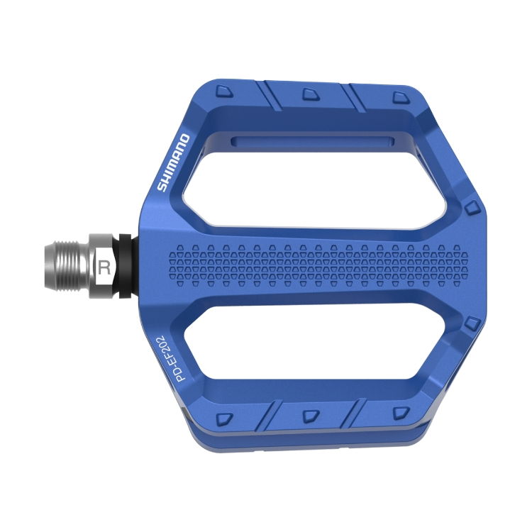 Shimano PD-EF202 Blue Aluminum Wide Bicycle Pedal