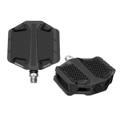 Shimano PD-EF205 Алюминиевая велосипедная педаль с плоской платформой, черная
