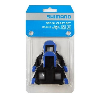 Shimano SPD SL SM-SH12 Road Stay Set Blue