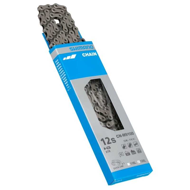 Shimano XTR CN-M9100 12 Vites Uyumlu Zincir 126L ICNM9100126Q