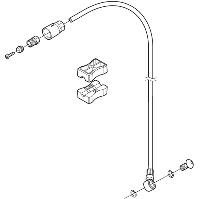Shimano Zee SM-BH90-SBS Hidrolik Fren Hortumu 1000mm ISMBH90SBSL100