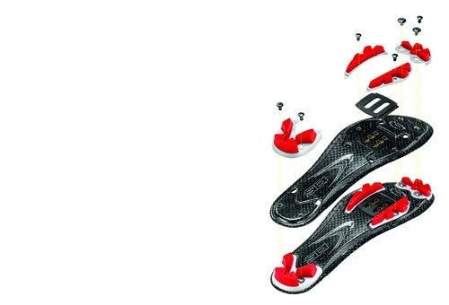 Sidi Tiger Carbon Dağ Bisikleti Ayakkabısı 46 Numara Matt Black White