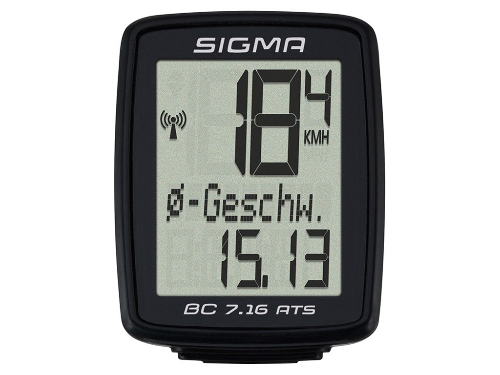 Sigma Wireless Speedometer Bc 7.16 Ats 