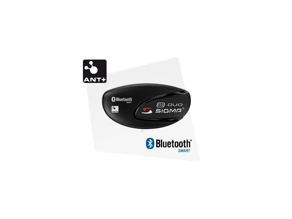 Sigma R1 DUO ANT+ | Bluetooth Comforteks+ 20332 Nabız Bandı - Görsel 2