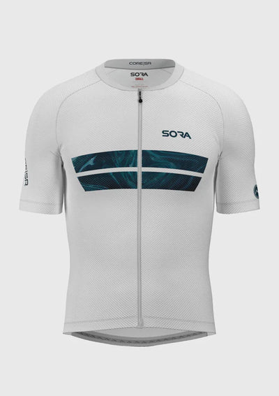 Sora Beyaz-Aqua Climb Core Bisiklet Forması