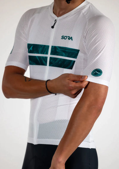 Sora Beyaz-Aqua Climb Core Bisiklet Forması