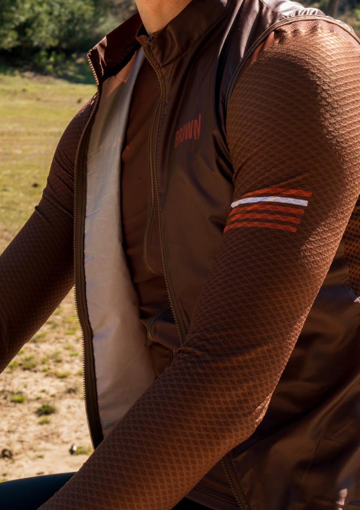 Сверхлегкий велосипедный жилет Sora Brown