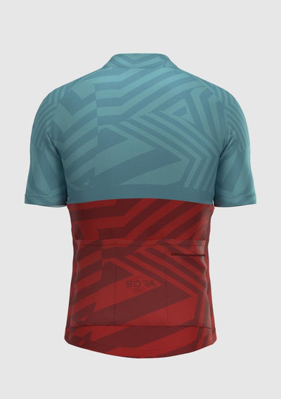 Sora Buz-Kırmızı Regular 3.0 Bisiklet Forması