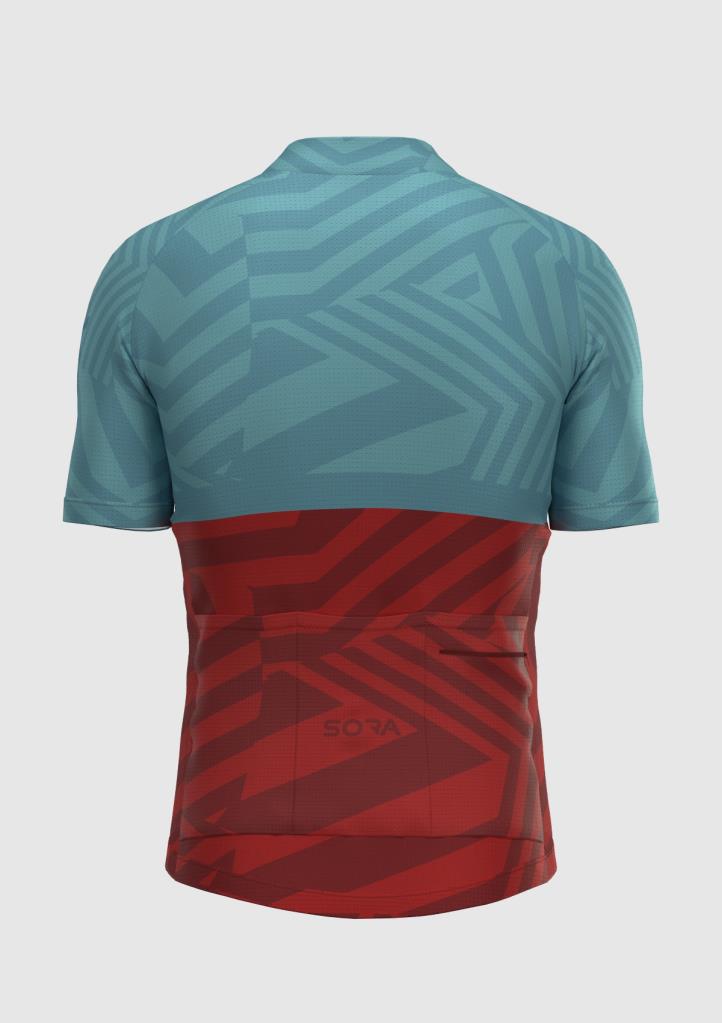 Sora Buz-Kırmızı Regular 3.0 Bisiklet Forması