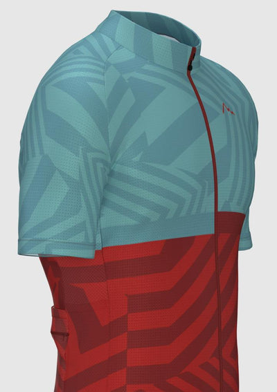 Sora Buz-Kırmızı Regular 3.0 Bisiklet Forması