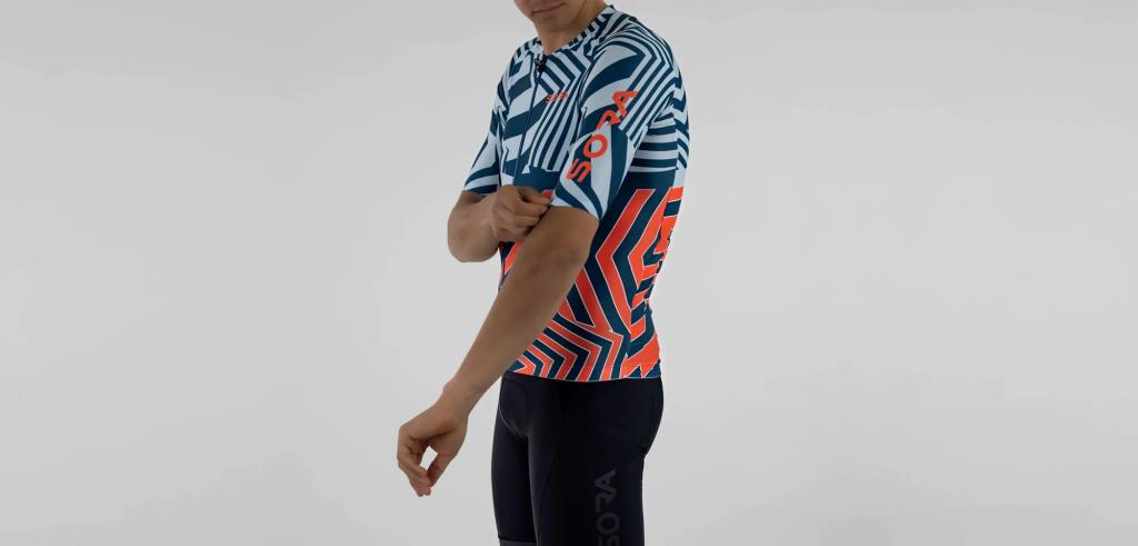 Велосипедная майка Sora Ice-Orange Classic 2