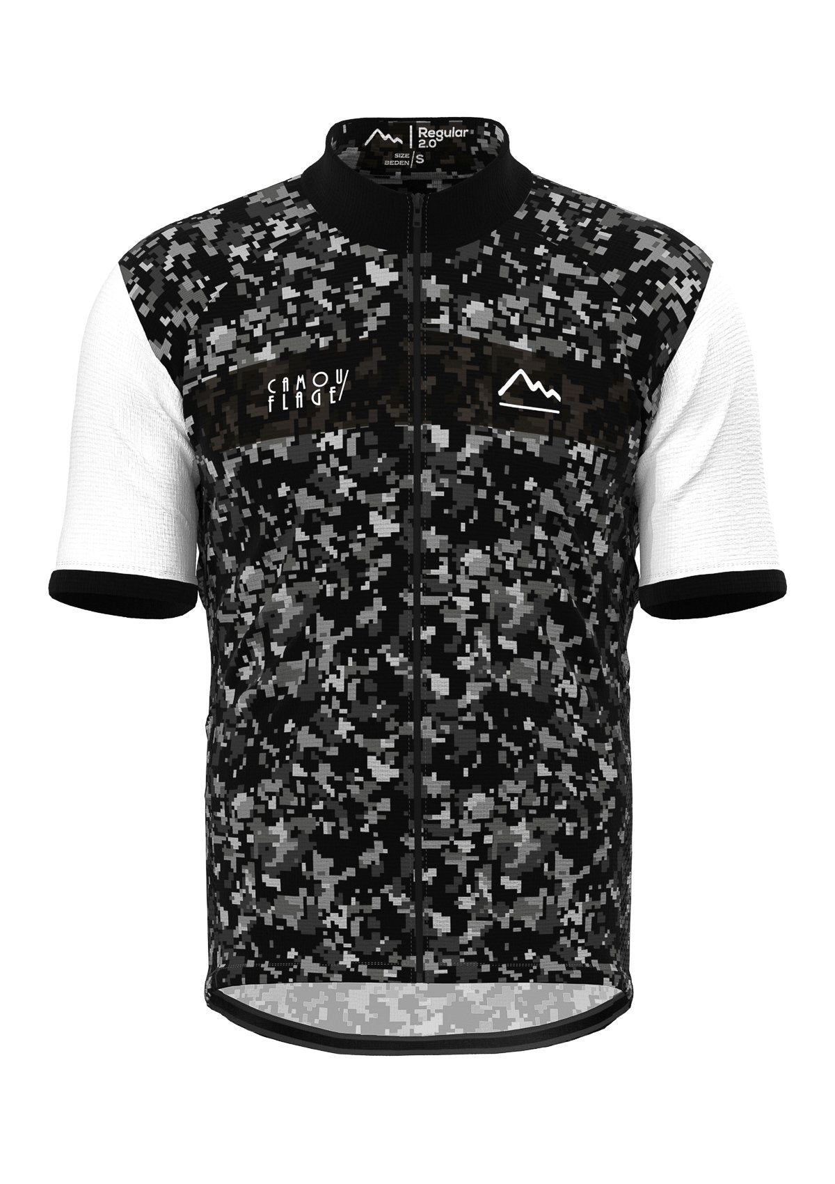 Sora Camouflage Regular Short Sleeve Cycling Jersey 