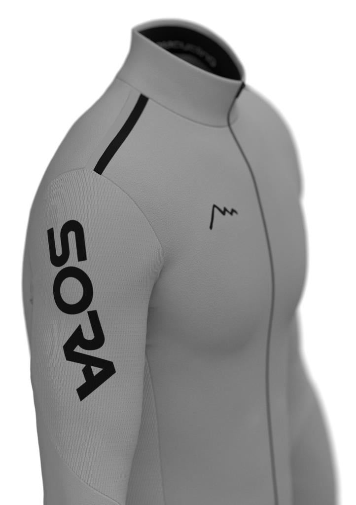 Зимняя велосипедная майка Sora Grey Ultimate 2.0