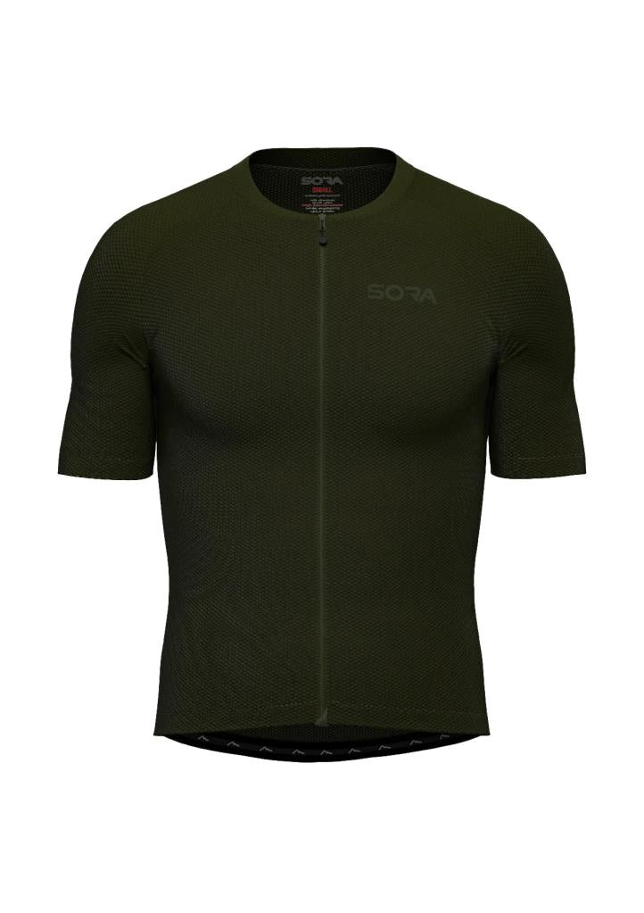 Sora Khaki Climb Core Cycling Jersey 