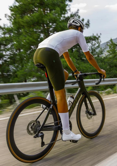 Sora Haki Road Racer Askılı Bisiklet Taytı