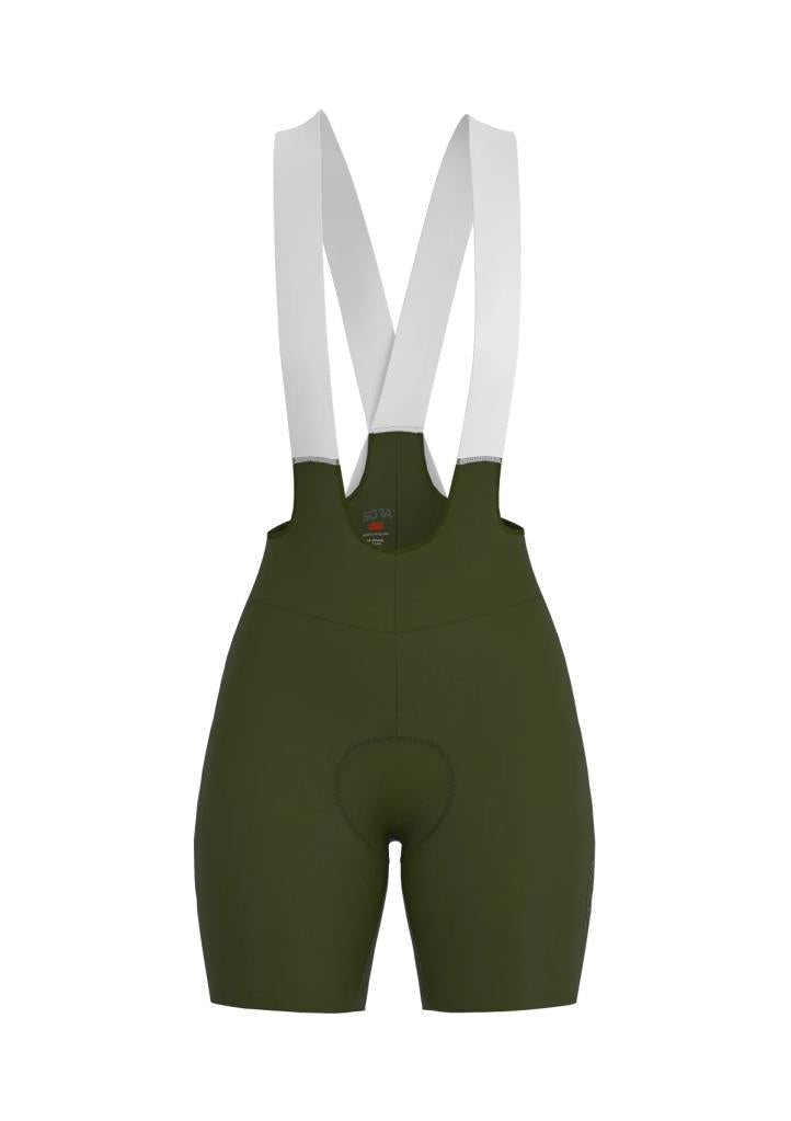 Sora Haki Road Racer Askılı Kadın Bisiklet Taytı