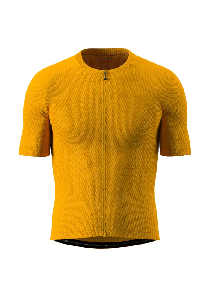 Sora Mustard Climb Core Cycling Jersey 