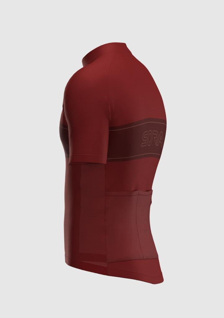 Sora Velvet-Red Regular 3.0 Cycling Jersey 