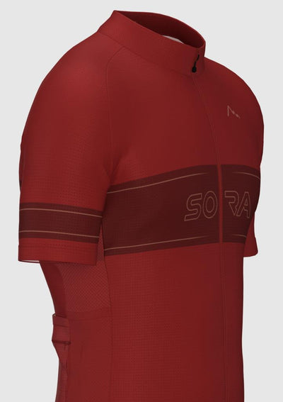 Sora Kadife-Kırmızı Regular 3.0 Bisiklet Forması