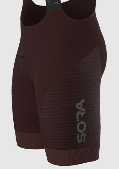 Sora Brown Pro 2.0 Strappy Cycling Tights 
