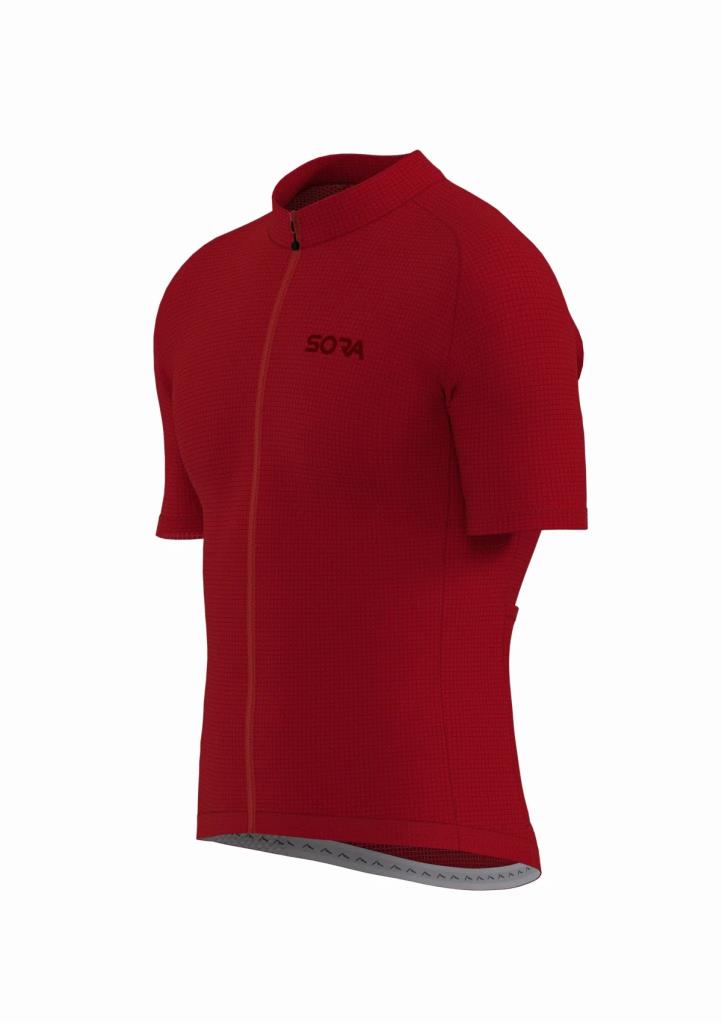 Sora Red Regular Men's Cycling Jersey