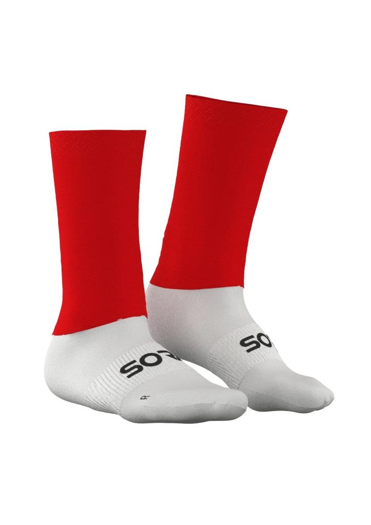 Sora Red Soft Cycling Socks