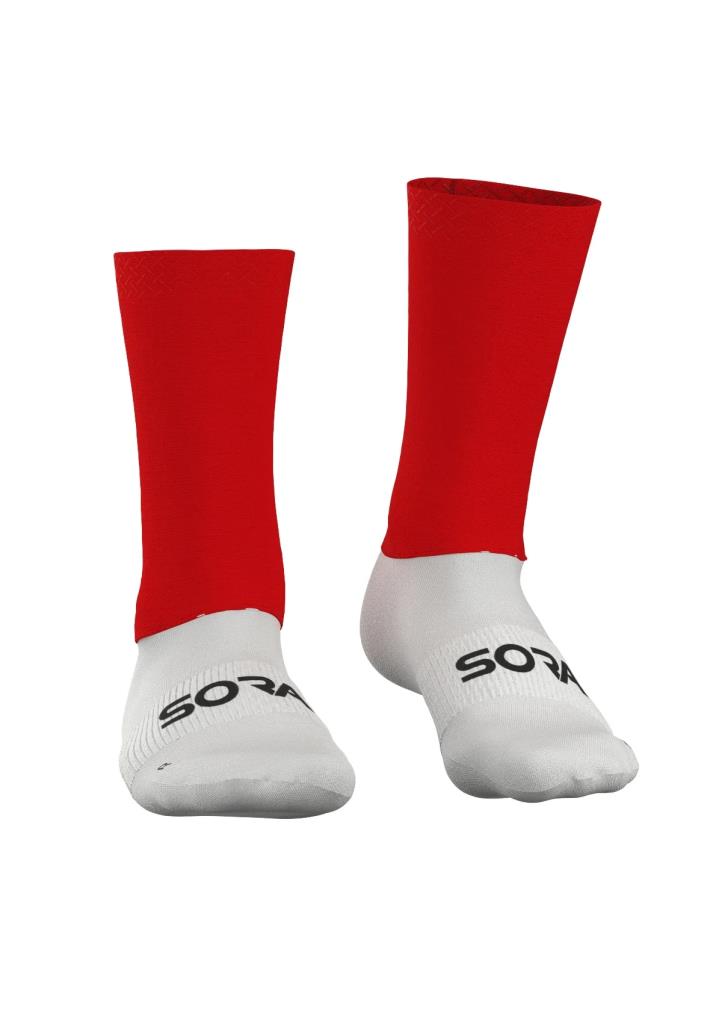 Sora Red Soft Cycling Socks