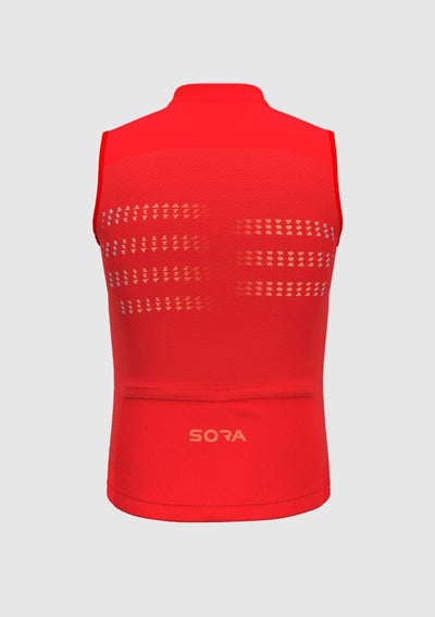 Красный ультралегкий велосипедный жилет Sora