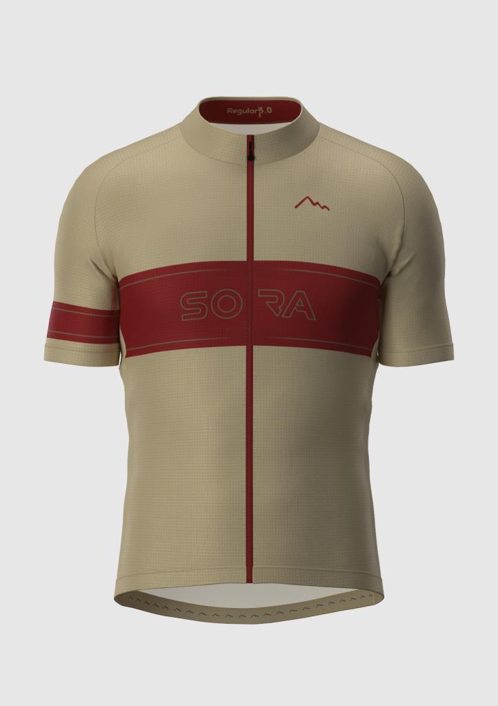 Sora Cream-Velvet Regular 3.0 Cycling Jersey 