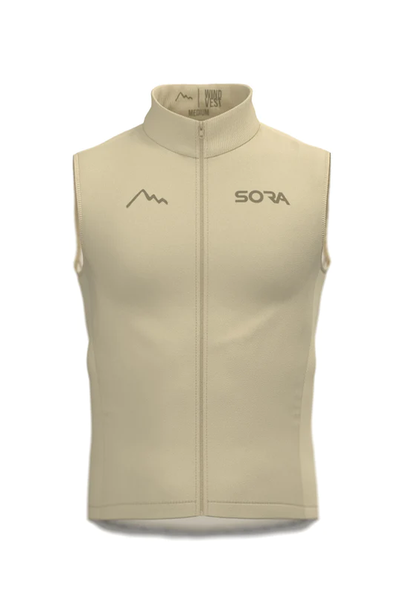 Sora Sand Winter Windbreaker Vest 
