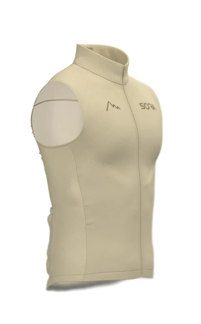 Sora Sand Winter Windbreaker Vest 