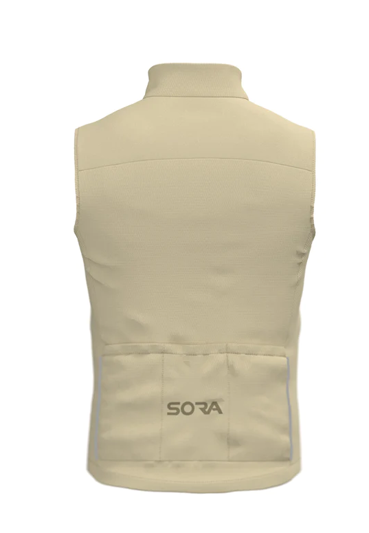 Sora Sand Winter Windbreaker Vest 