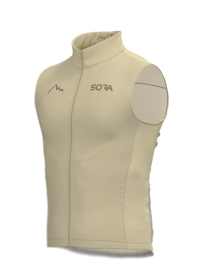 Sora Sand Winter Windbreaker Vest 