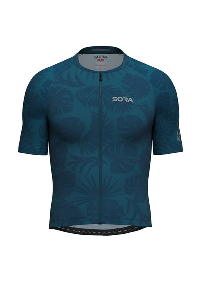 Sora Navy Blue Classic Cycling Jersey 