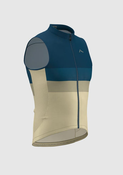 Sora Navy Blue-Cream Ultra Light Cycling Vest