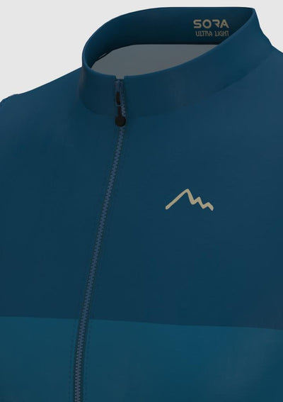 Sora Navy Blue-Cream Ultra Light Cycling Vest