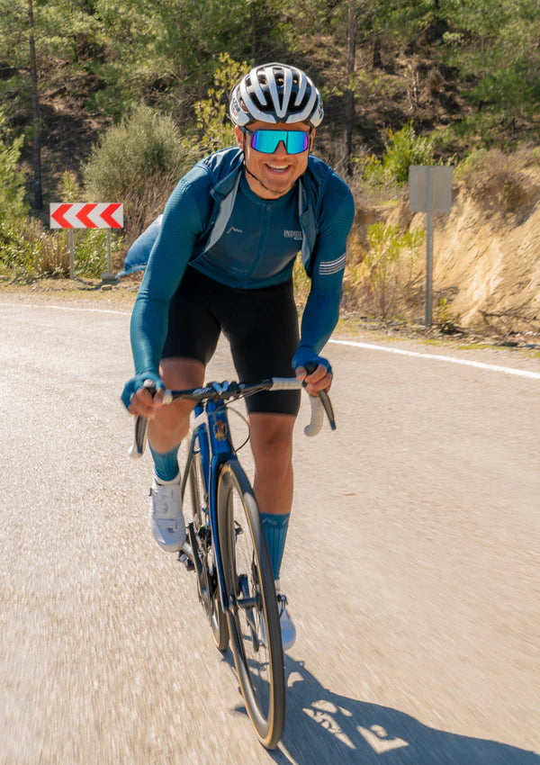 Sora Navy Blue Pro Light Cycling Socks 