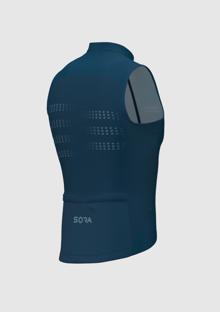 Sora Navy Blue Ultra Light Cycling Vest